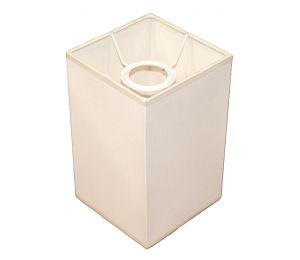 Abażur 125x125x200 mm, różne kolory, imitacja bawełny