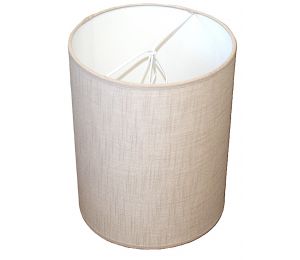 Abażur 200x250 mm, bawełna, struktura lnu, różne kolory