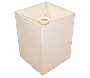 Abażur 280x230x310 mm, różne kolory, imitacja bawełny