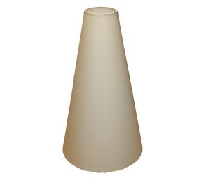 Abażur 300x105x510 mm, różne kolory, imitacja bawełny